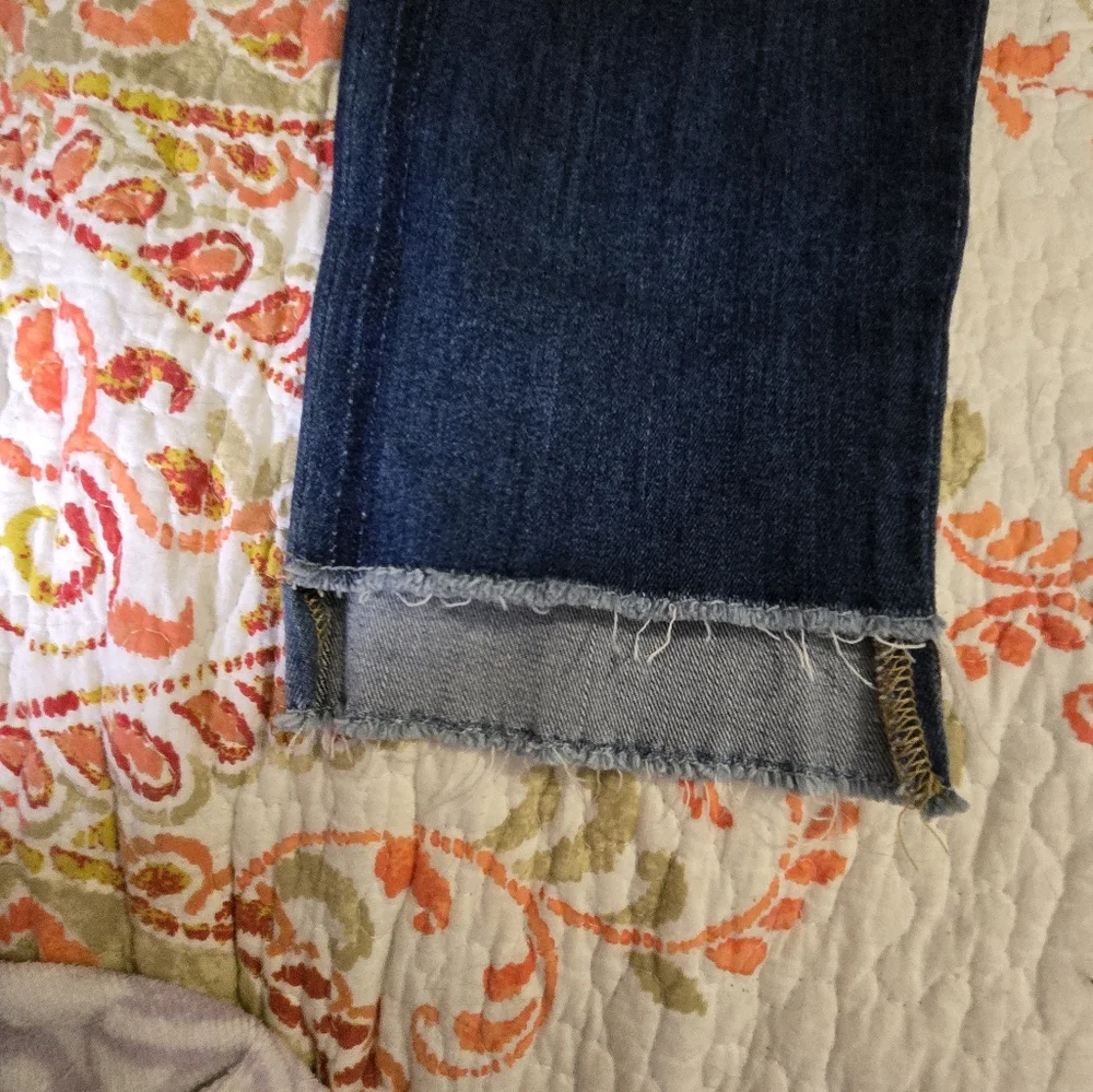 Flying Monkey Dark Blue Distressed Jeans - Picture 4 of 16
